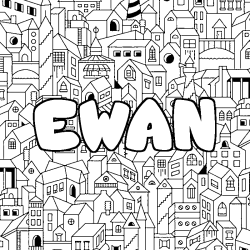 EWAN - City background coloring