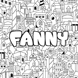 FANNY - City background coloring