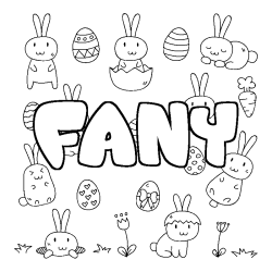 FANY - Easter background coloring