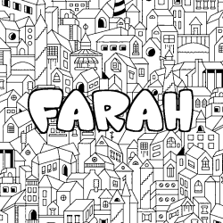 FARAH - City background coloring