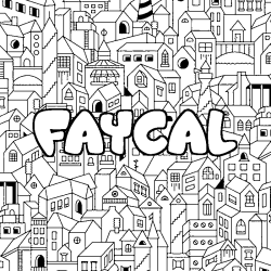 FAYCAL - City background coloring