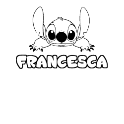 FRANCESCA - Stitch background coloring