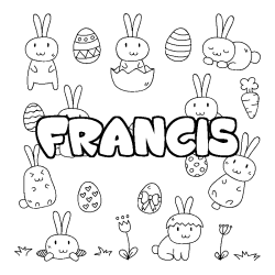 FRANCIS - Easter background coloring