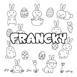 FRANCKY - Easter background coloring