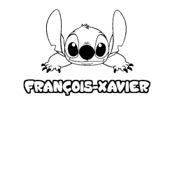 FRAN&Ccedil;OIS-XAVIER - Stitch background coloring