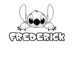 FREDERICK - Stitch background coloring