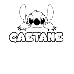 GAETANE - Stitch background coloring