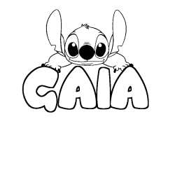 GAIA - Stitch background coloring