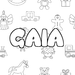 GAIA - Toys background coloring