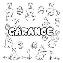 GARANCE - Easter background coloring