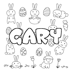 GARY - Easter background coloring