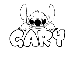 GARY - Stitch background coloring