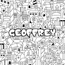 GEOFFREY - City background coloring