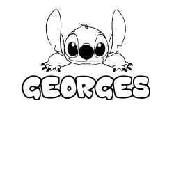 GEORGES - Stitch background coloring