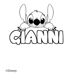 GIANNI - Stitch background coloring