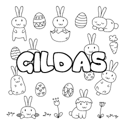 GILDAS - Easter background coloring