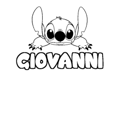GIOVANNI - Stitch background coloring