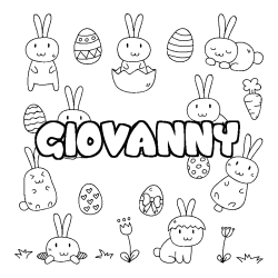 GIOVANNY - Easter background coloring
