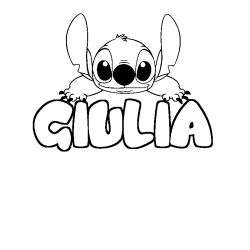 GIULIA - Stitch background coloring
