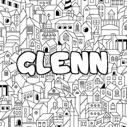 GLENN - City background coloring