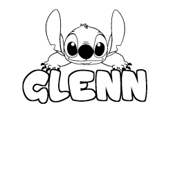 GLENN - Stitch background coloring