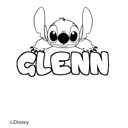 GLENN - Stitch background coloring