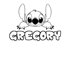GREGORY - Stitch background coloring