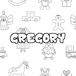 GREGORY - Toys background coloring