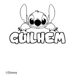 GUILHEM - Stitch background coloring