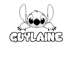 GUYLAINE - Stitch background coloring