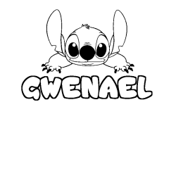 GWENAEL - Stitch background coloring