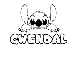 GWENDAL - Stitch background coloring