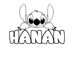 HANAN - Stitch background coloring