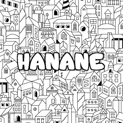 HANANE - City background coloring