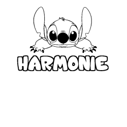 HARMONIE - Stitch background coloring