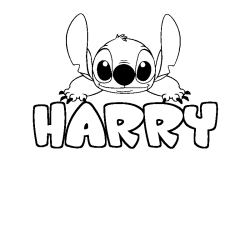 HARRY - Stitch background coloring