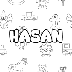 HASAN - Toys background coloring