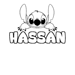 HASSAN - Stitch background coloring