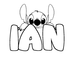 IAN - Stitch background coloring