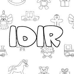 IDIR - Toys background coloring