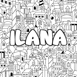 ILANA - City background coloring
