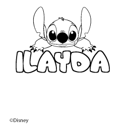 ILAYDA - Stitch background coloring