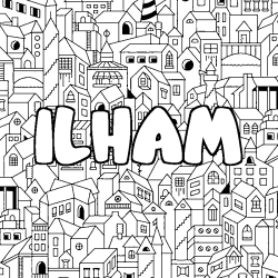ILHAM - City background coloring