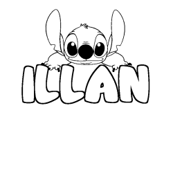 ILLAN - Stitch background coloring