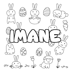 IMANE - Easter background coloring