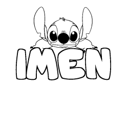 IMEN - Stitch background coloring