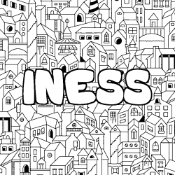 INESS - City background coloring