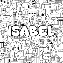 ISABEL - City background coloring
