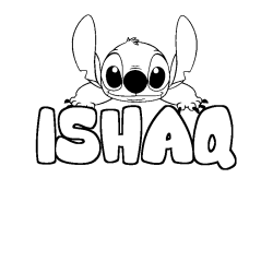 ISHAQ - Stitch background coloring