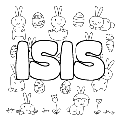 ISIS - Easter background coloring